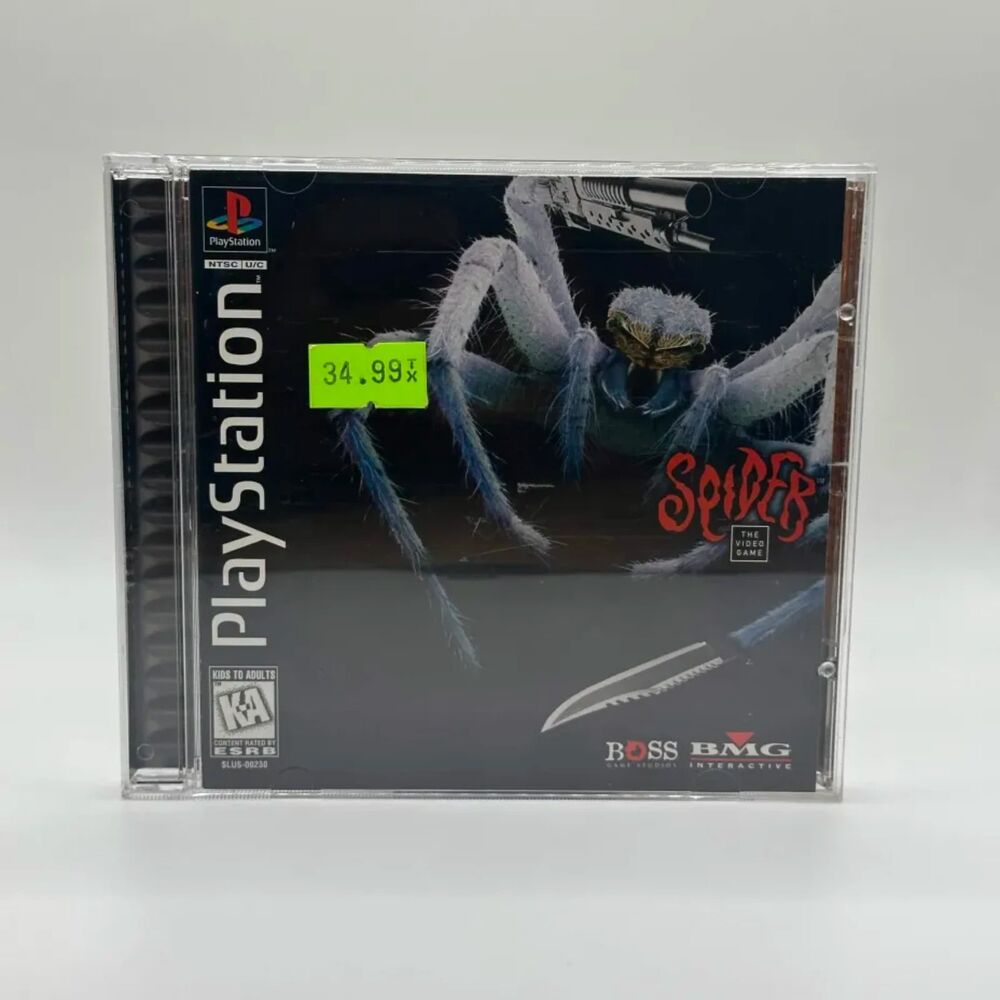 Spiders The Video Game Sony Playstation 1 CIB + Reg Card
